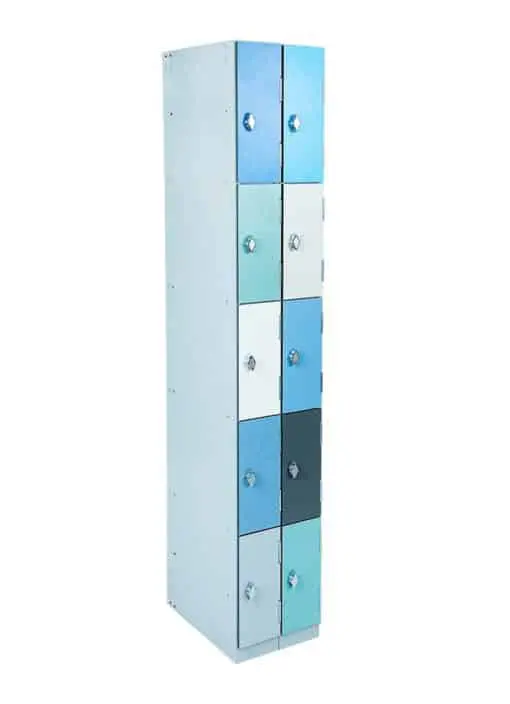 10 compartment Heavy Duty Laminate door School Staff lockers