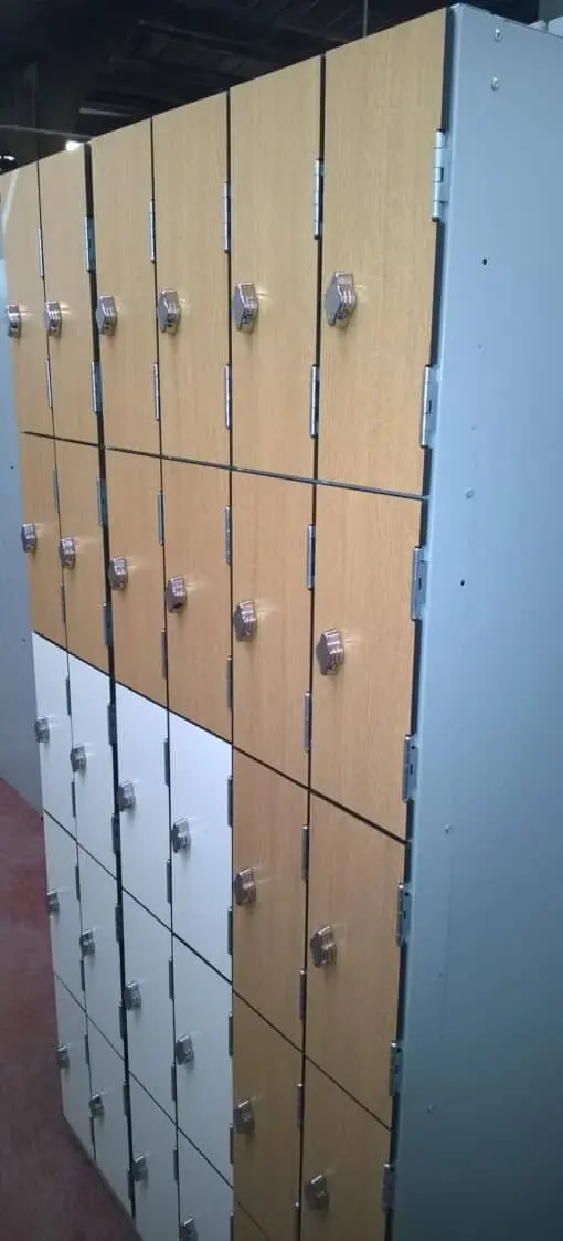 10 Compartment Heavy Duty Laminate Door School Staff lockers - Image 3