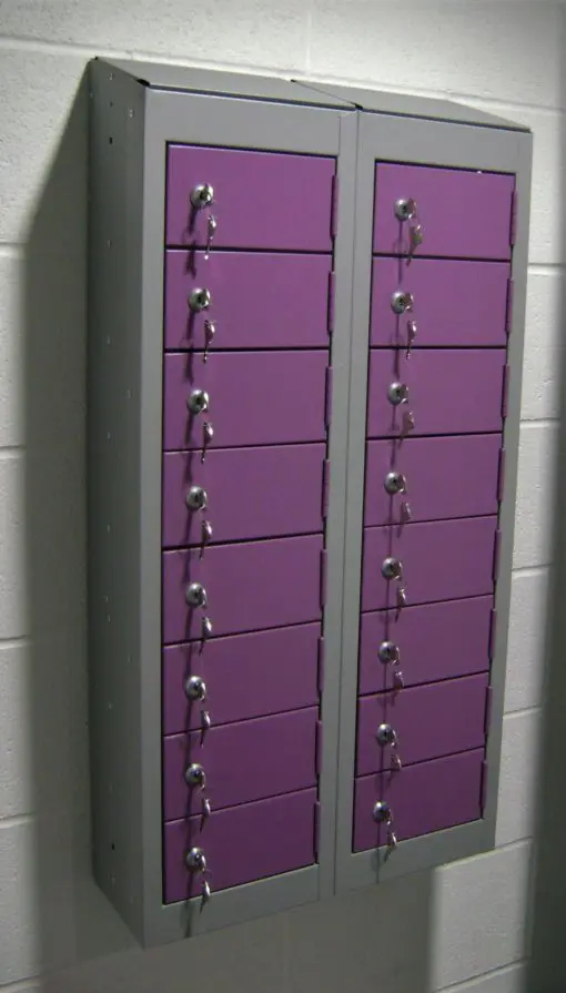 Probe half height 8 and 16 compartment Mini Wallet lockers
