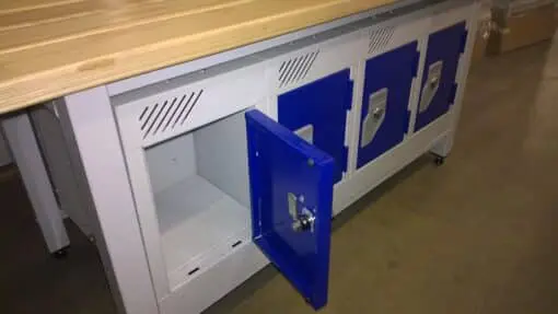 Bench Seating including Integrated Wallet Lockers - Image 2
