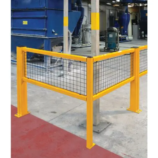Warehouse safety barriers