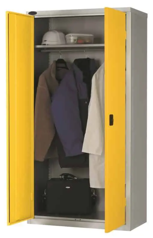 Probe Office Cupboard Wardrobe With Single Shelf & Hanging Rail