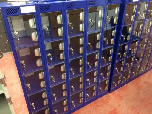 Phone charging lockers