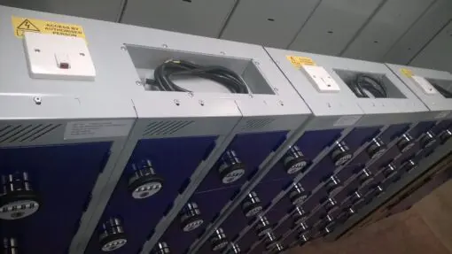 Phone charging lockers