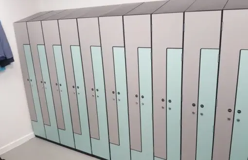 Z Lockers with Laminate doors