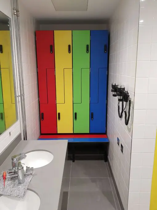 Z Lockers with Laminate doors
