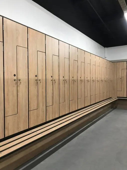 Z Lockers with laminate doors