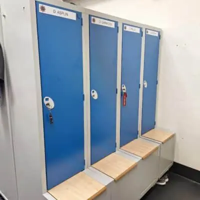 Firefighters Boot seat locker
