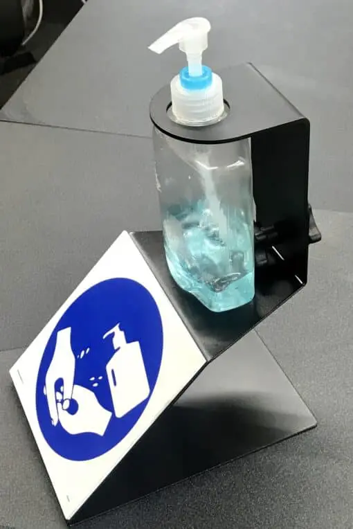 Desktop Tabletop Hand Sanitising Station - Image 2