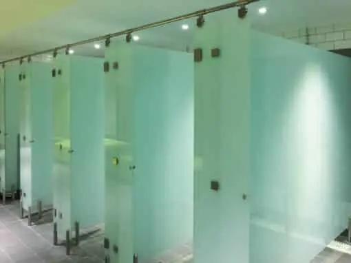 Changing room cubicles