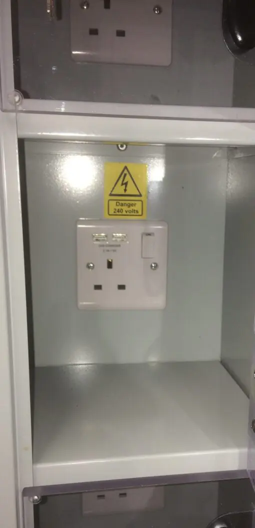 Mini phone charging lockers