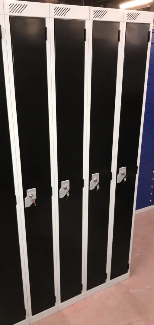 Ultra slim staff lockers