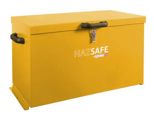 Hazardous transportation storage boxes