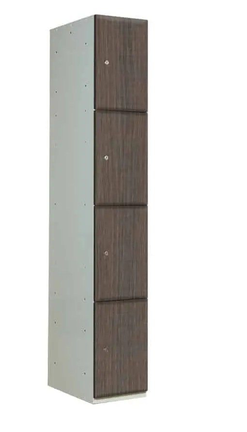 Timber door lockers