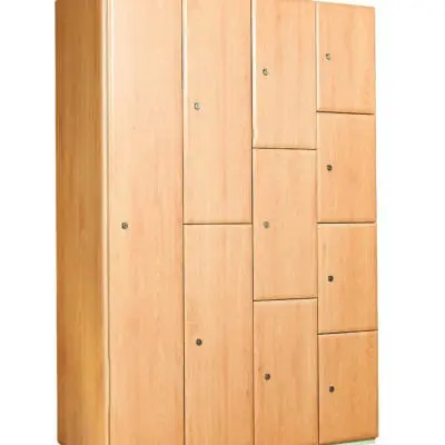 Timber door lockers