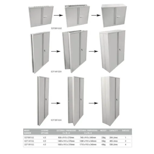 Foldable Office Steel cupboards