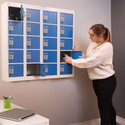 Phone lockers Wall mounted