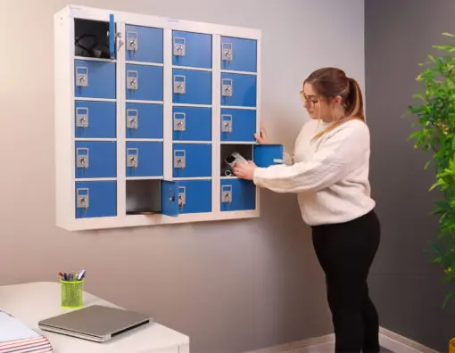 Phone lockers Wall mounted