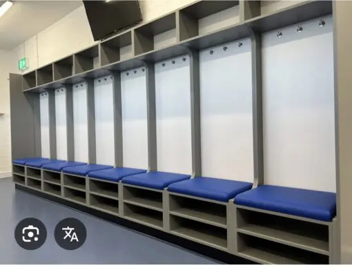 Football Stadium Changing Room Seats