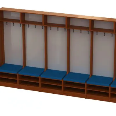 Football Stadium changing room lockers