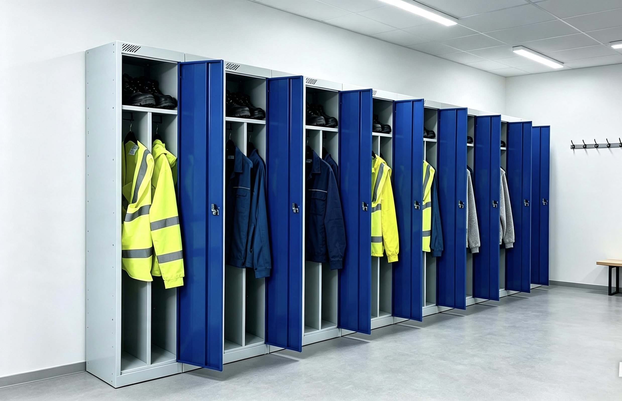 Clean and Dirty workplace Lockers