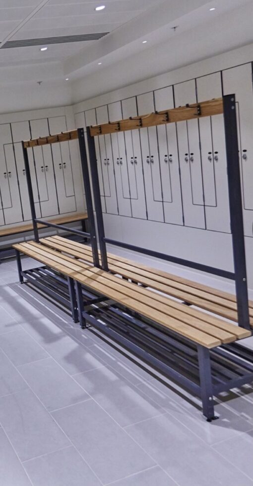 Budget Double sided changing room seating