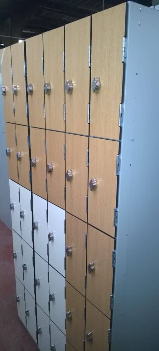 10 Compartment Heavy Duty Laminate Door School Staff lockers - Image 3