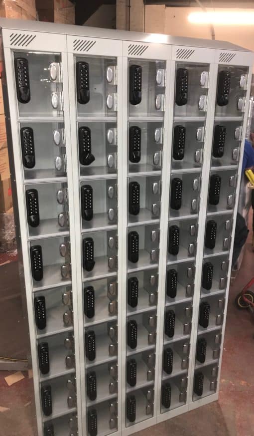 Mini Wallet Lockers with Perspex Doors