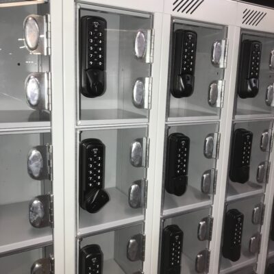 Mini Charging lockers with perspex doors