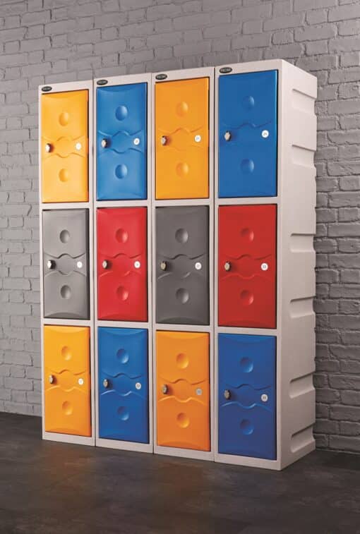 Outdoor Plastic lockers Lockers For Schools And Leisure