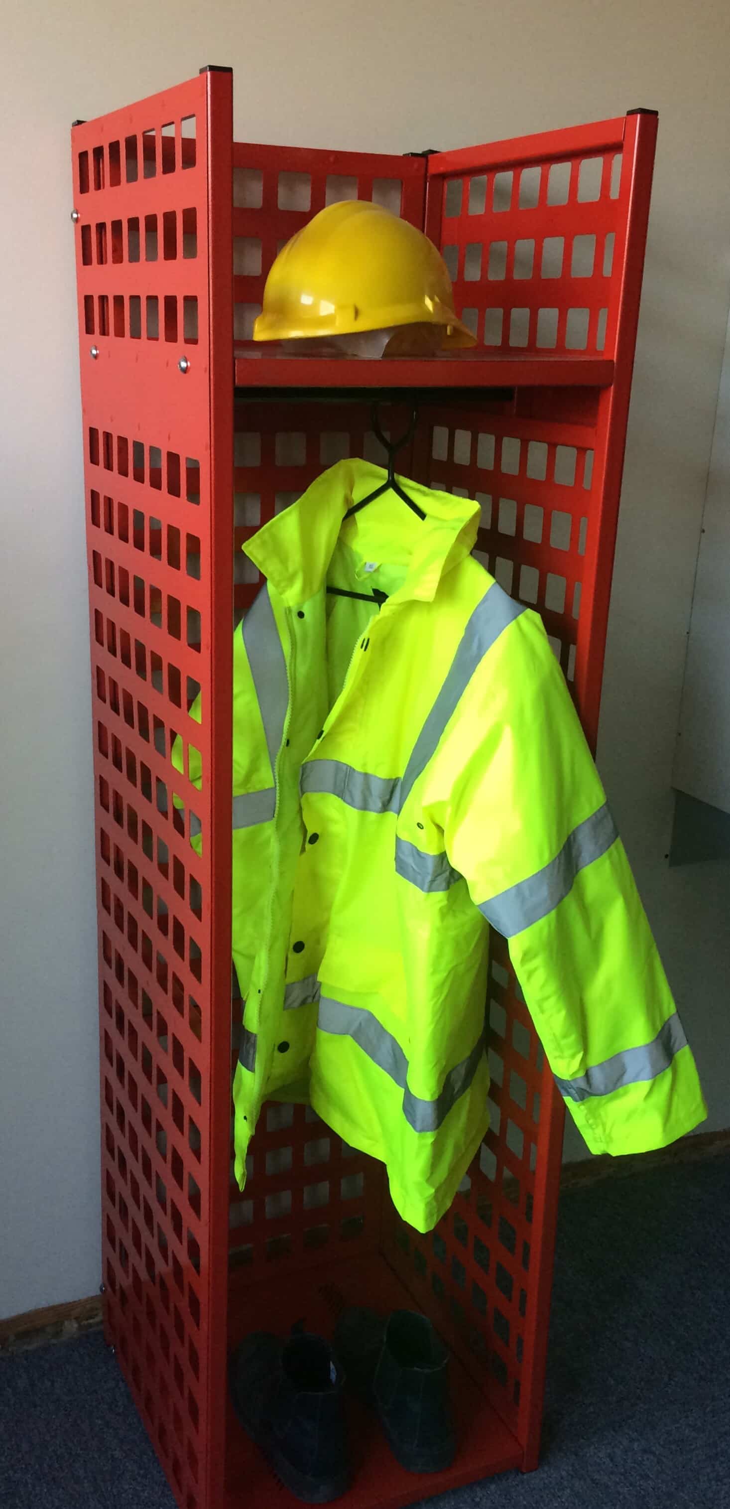 PPE Uniform Storage Hanging Racks Lockers For Schools And Leisure