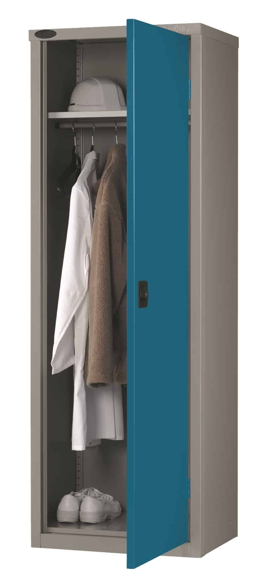 Probe Office Slim Wardrobe With Shelf & Hanging rail - Lockers For Schools  And Leisure