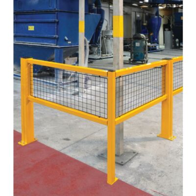 Warehouse safety barriers
