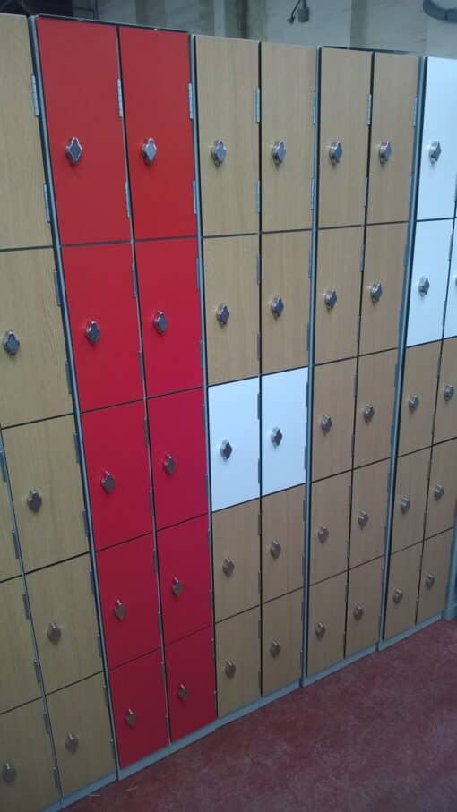 10 Compartment Heavy Duty Laminate Door School Staff lockers - Image 2