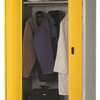 Probe Industrial Cupboard Wardrobe With Single Shelf & Hanging Rail