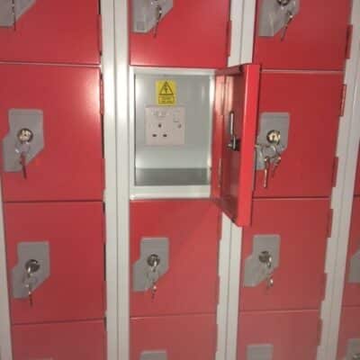 Phone charging lockers