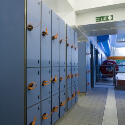 Swimming pool lockers