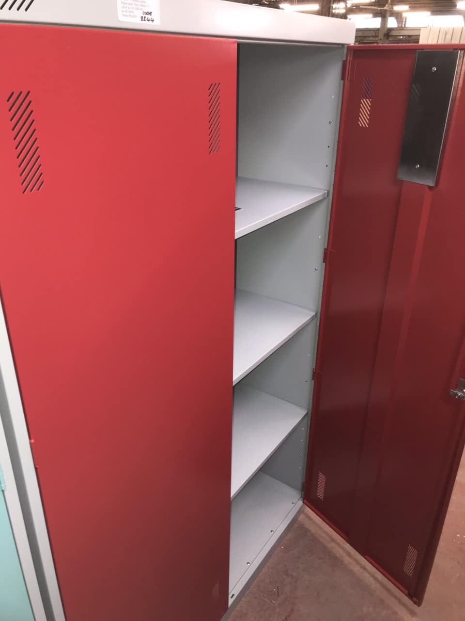 INVIE Metal Locker Steel Storage Locker with 5 Door 5 Tier Personal for Home Office School Gym Cabinet,Blue 