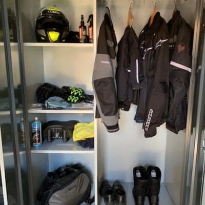 Motorcycle kit Storage Lockers