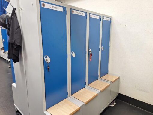 Firefighters Boot seat locker