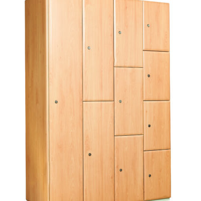 Wooden lockers