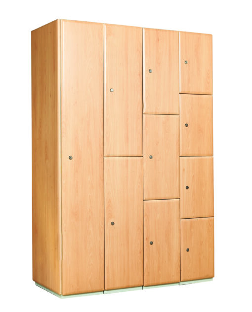 Wooden lockers
