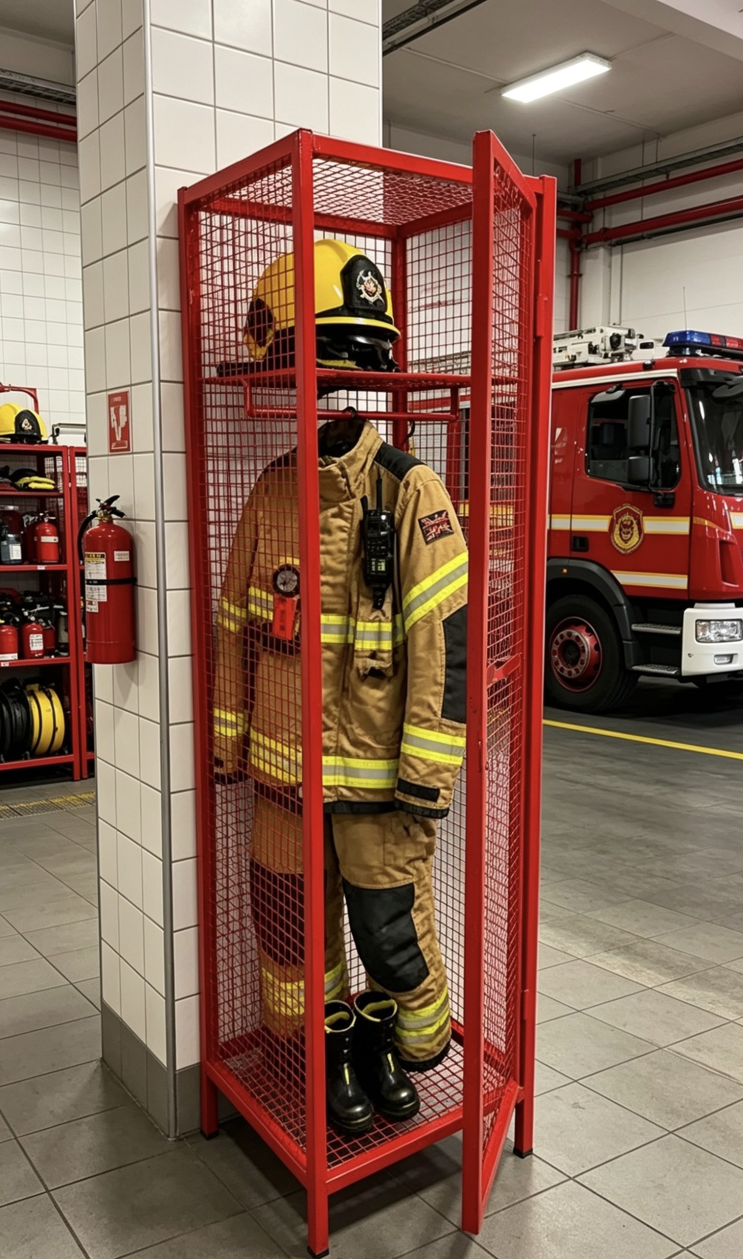 Fire & Rescue Turnout Gear racks - Image 5
