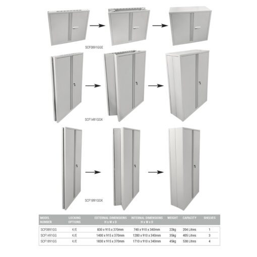 Foldable Office Steel cupboards