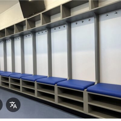 Football Stadium Changing Room Seats