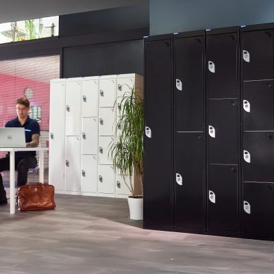 All Black/White Staff Lockers
